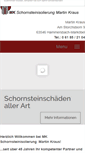 Mobile Screenshot of mk-schornsteinisolierung-kraus.de